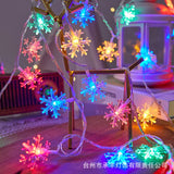 Popxstar 1/3/6M LED Snowflake Fairy Lights Battery/USB Power Copper Wire Garland Light New Year Garden Wedding Living Room Decoration