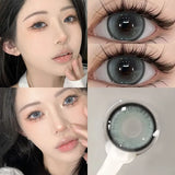 Popxstar Color Contact Lenses for Eyes Real Looking Myopia Prescription Lense with Degree