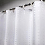 Popxstar Polyester Shower Curtain,Water Repellent Cloth Bathroom Shower Curtain,Hotel Fabric Shower Liner