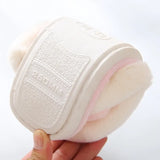 Popxstar Heart-Shaped Slippers Women Fashion Funny Cotton Shoes Plush Warm Soft Sole Indoor Bedroom Slides Woman Winter Fur Slippers