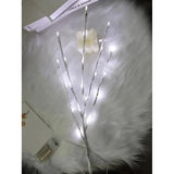 Popxstar 1 PC White Birch Branch Light LED Festive Lights Battery Operated For Christmas Party Wedding Decoration Twig Outdoor Lights