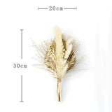 Popxstar tablescape ideas Artificial Plant Dried Pampas Grass Palm Fan Leaves Bouquet Boho Home Decor Dry Flower Eucalyptus Leaf Wedding Table Vase Decor