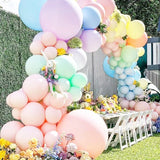 Popxstar 2PCS/packs 18 inch Macaron Pastel Balloons Jumbo Big Engagement Wedding Decoration Happy Birthday Air Candy Matte Balon