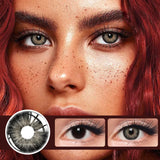 Popxstar 1 Pair Colored Contact Lenses Natural Look Brown Eye Lenses Gray Contact Blue Lenses Fast Delivery Green Eye Lenses