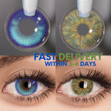 Popxstar 1 Pair Colored Contact Lenses Natural Look Brown Lenses Beauty Gray Lense Blue Lenses Fast Delivery Green Eye Lenses