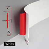 Popxstar 3Mx10cm PVC Skirting Line Border Stickers Self-adhesive Wall Decorative Strip Background Living Room Baseboard Floor Edge Strip