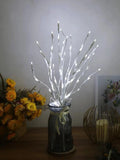 Popxstar 1 PC White Birch Branch Light LED Festive Lights Battery Operated For Christmas Party Wedding Decoration Twig Outdoor Lights