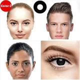 Popxstar Colored Contact Lenses for Eyes White Lenses Cosplay Contact Lenses Crazy Lenses Halloween Eyes Lens Black Lenses