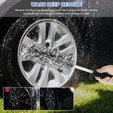 Popxstar Car Wheel Rim Tire Cleaning Brush 45cm Microfiber Car Wash Brush Non Scratch Car Detailing Washing Tool Soft Bristle CleanerCare