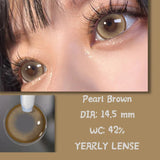 Popxstar 1 Pair Contact Lenses With Diopters Korean Lenses Natural Contact Lenses Gray Lense Y2k Lenses Myopia Contact Lens