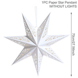 Popxstar 30-75cm Hollow Star Hanging Pendant Eid Mubarak Christmas Ramadan Decoration Islamic Muslim Party Decor Ramadan Kareem Gift