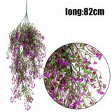 Popxstar spring decor 80CM Artificial Admiralty Willow Wall Hanging Plant Fake Vine Artificial Hanging Plant Home Garden Wall Decoration Fake Flowers