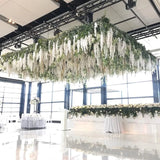 Popxstar 36 Packs Wisteria Artificial Flowers Wholesale For Home Wedding Decoration Hanging Artificial Flowers Wisteria Garland Ivy Vine