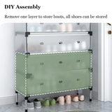 Popxstar Simple Multilayer Shoes Rack DIY Assemble Space-Saving Shoe Cabinet With Dustproof Diaphragm Household Organizer Storage Stand