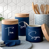 Popxstar No Jars 8Pcs Kitchen Organization Canister Jar Labels Sticker Decal Tea Coffee Sugar Baking Salt Vinyl Decal Decor