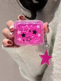 Popxstar Stars Wavy Silicone Soft Shockproof Bracelet Love ins Cute Wireless Bluetooth Earphone Case For Apple Airpods Pro 2nd 3 2 1 Capa