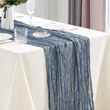 Popxstar 10Pcs Cheesecloth Table Runner Boho Gauze Table Runner 40x270cm Romantic Table Runner for Wedding Bridal Shower Birthday Party