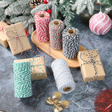 Popxstar Christmas Wrapping String Rope Merry Christmas Decoration For Home Navidad Natal Noel Gift Box Packaging Rope New Year 2025