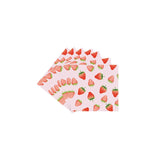 Popxstar Strawberry Party Supplies Paper Plate Napkins Disposable Tableware Candy Bag Foil Balloon Wedding Kid Grils Birthday Party Decor