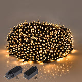 Popxstar shop party pieces 110 /220V Home LED String Lights Garland 10-100M Waterproof Fairy Light Christmas Wedding Party Holiday Garden Decoration