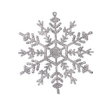 Popxstar 12pcs/lot Christmas Fake Snowflakes Xmas Tree Hanging Ornament Simulation Ice Winter Party Christmas New Year Decoration Icicle