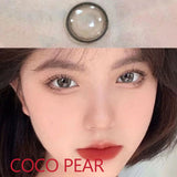 Popxstar Coslens 14.20mm Soft Contact Lenses with Power Women Men Fashion Eyewear lentes de contacto Coco Pearl