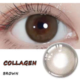 Popxstar Coslens 14.20mm Soft Contact Lenses with Power Women Men Fashion Eyewear lentes de contacto Coco Pearl