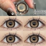 Popxstar NEW Style Eyes Contacts Lenses Colored Contact Lens for Eye 1pair Blue Contact Lens Yearly Beauty Makeup Red Eye Lenses