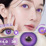 Popxstar Cosplay Color Contact Lenses for Eyes Yearly Colored Lenses Red Lenses Purple Eye Lenses Halloween Contact Lenses