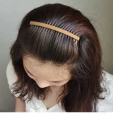 Popxstar Women Fashion Hair Comb Large Simple Hairpin Bangs Fixed Arrangement Broken Hair Headband Back Head Comb Hair Accessories