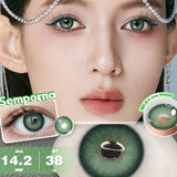 Popxstar New 1pair Colored Contact Lenses for Eyes Brown Contacts Lenses Fashion Blue Eyes Lenses Yearly Korean Gray Contacts