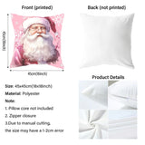 Popxstar Valentine's Day Decoration Pillowcase Romantic Sweet Home Room Decoration Love Pattern Printing Sofa Cushion Cover