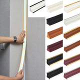 Popxstar 5M Self-Adhesive Wall Inner Corner Trim Corner Molding Line Tape Skirting Line Ceiling Caulk Internal Strip Edge Home Decoration