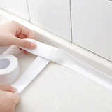 Popxstar Bathroom Sealing Tape Self-adhesive Oil-Proof Kitchen Sink Caulk Seal Strip PVC Waterproof Shower Wall Sticker for Toilet Corner