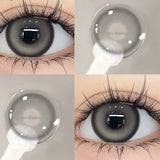 Popxstar Korean Lenses Colored Contact Lenses with Degree Myopia Lenses Blue Eye Lens Graduated Contact Lenses