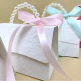 Popxstar Letterpress Printing Flower Candy Box Mini Packaging Bags Paper Box For Gift Set Box Small Gift Bags Wedding Favors Party Decor