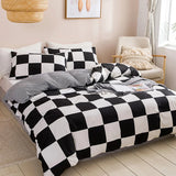 2/3pcs Duvet Cover Set Soft Skin Friendly Duvet Cover with Zipper Closure Corner Ties, Envelop Pillowcase