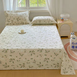 Cotton Flat Sheet Floral Style Bedsheet Skin-friendly Bed Linen sabanas para cama Home Bed Flat Sheets (No Pillowcase)