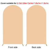 Popxstar 2X1M Arch Backdrops Covers Photography Background Backdrop Wedding Birthday Party Decoration Double-sided Elastic Fabric Cover