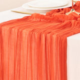 Popxstar 90x300 Cm Knit Cloth Table Runner Wedding Birthday Party Banquet Decoration Gauze Fabric Voile Table Cloth Twist Table Cover