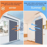 Popxsta Autumn and Winter Self absorbing Cotton Home Thickened Door Curtains Thermal insulation Partition Curtains Winter Cold Curtains