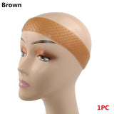 Popxstar 1PC Silicone Grip Wig Band Adjustable Silicone Wig Headband Fix Non Slip Wig Bands Seamless Wig Band Wig Grip Band