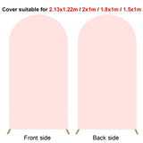 Popxstar 2X1M Arch Backdrops Covers Photography Background Backdrop Wedding Birthday Party Decoration Double-sided Elastic Fabric Cover