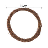 Popxstar 8-30CM Ramadan Decoration Eid Murbark Wedding Wreaths Decoration Garland Material Rattan Wreath DIY Wreath Party