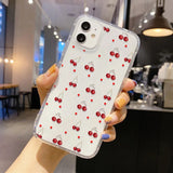 Popxstar Clear Phone Case For iPhone 16 Pro Case iPhone 15 13 11 12 14 Pro Max 12 13 Mini XR X XS 7 8 Plus SE Shockproof Love Heart Cover