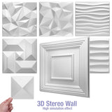 Popxstar House Wall Renovation Stereo Stone 3D Wall Sticker 3D Wall Panel Non-self-adhesive Art Tile 3D Wallpaper Room Bathroom Ceiling