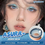 Popxstar 2pcs New Colored Contacts Lenses for Eyes Brown Eyes Contact Lenses Fashion Blue Eye Lens Yearly Makeup Contacts 14.5mm