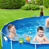 Popxstar Pool Cup Holder For Drinks No Punching Swimming Pool Beer Bottle Drink Holder No Spills Pool Accessories For Pool Parties Juice