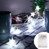 Popxstar shop party pieces LED String Lights Outdoor Star Chain Lights Garland Lights Bulb Fairy Lights Party Home Wedding Garden Christmas Decor