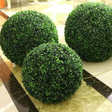 Popxstar Simulation Grass Ball Artificial Milan Grass Flower Home Decoration Green Crafts Outdoor Wedding Party Plastic Flower Ball